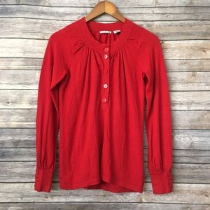 Guinevere tomatoe red angora blend sweater
